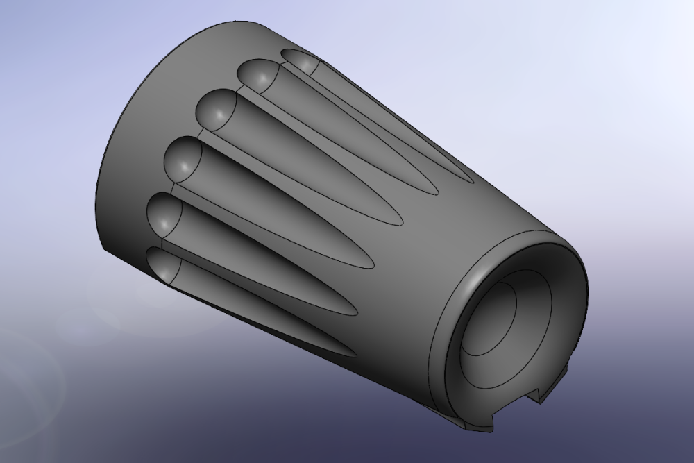 Tikka centerfire bolt shroud (Fluted)